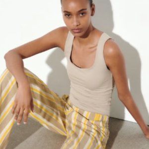 ZARA Wide Strap Stretch Top